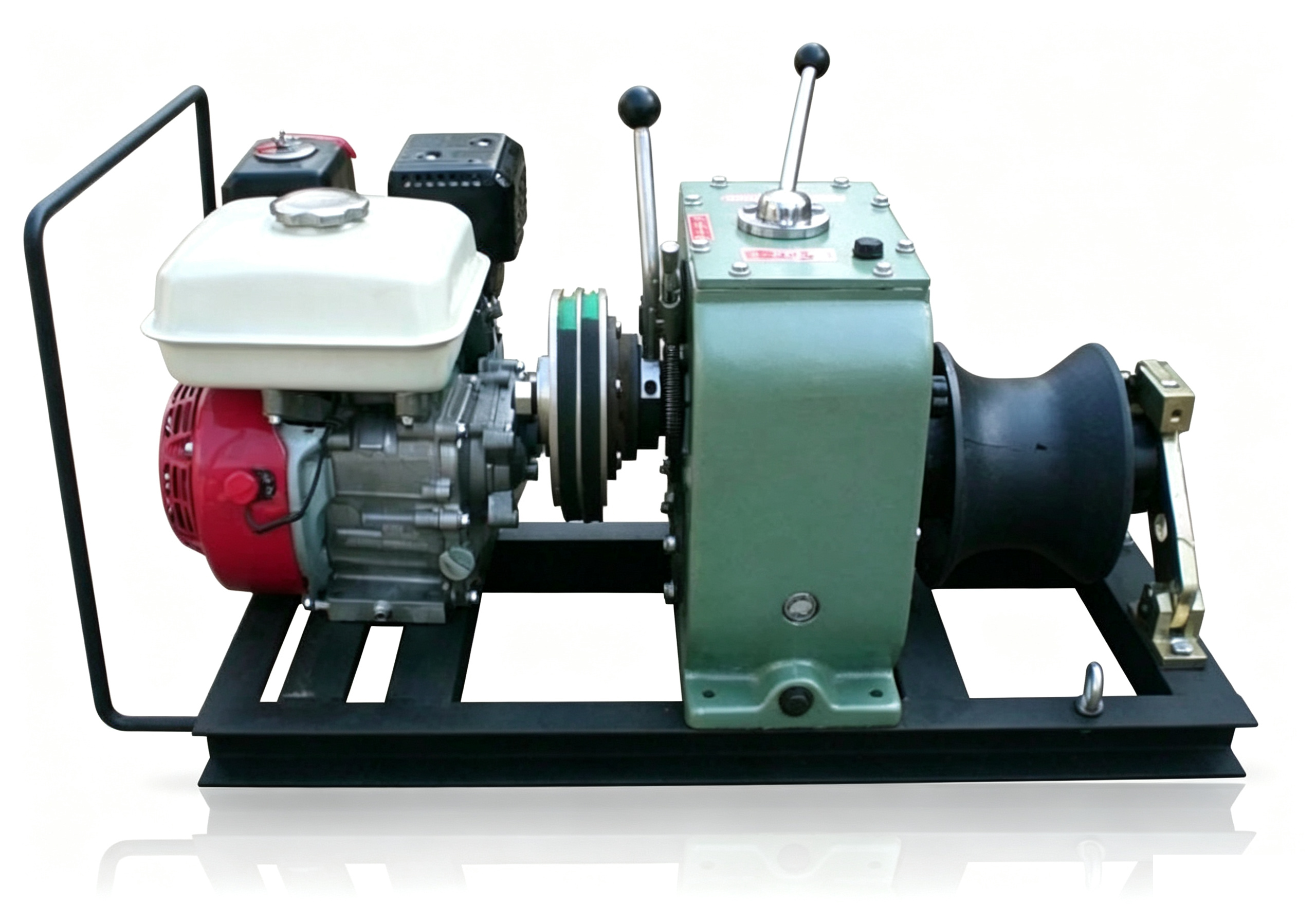 Honda engine powered winch