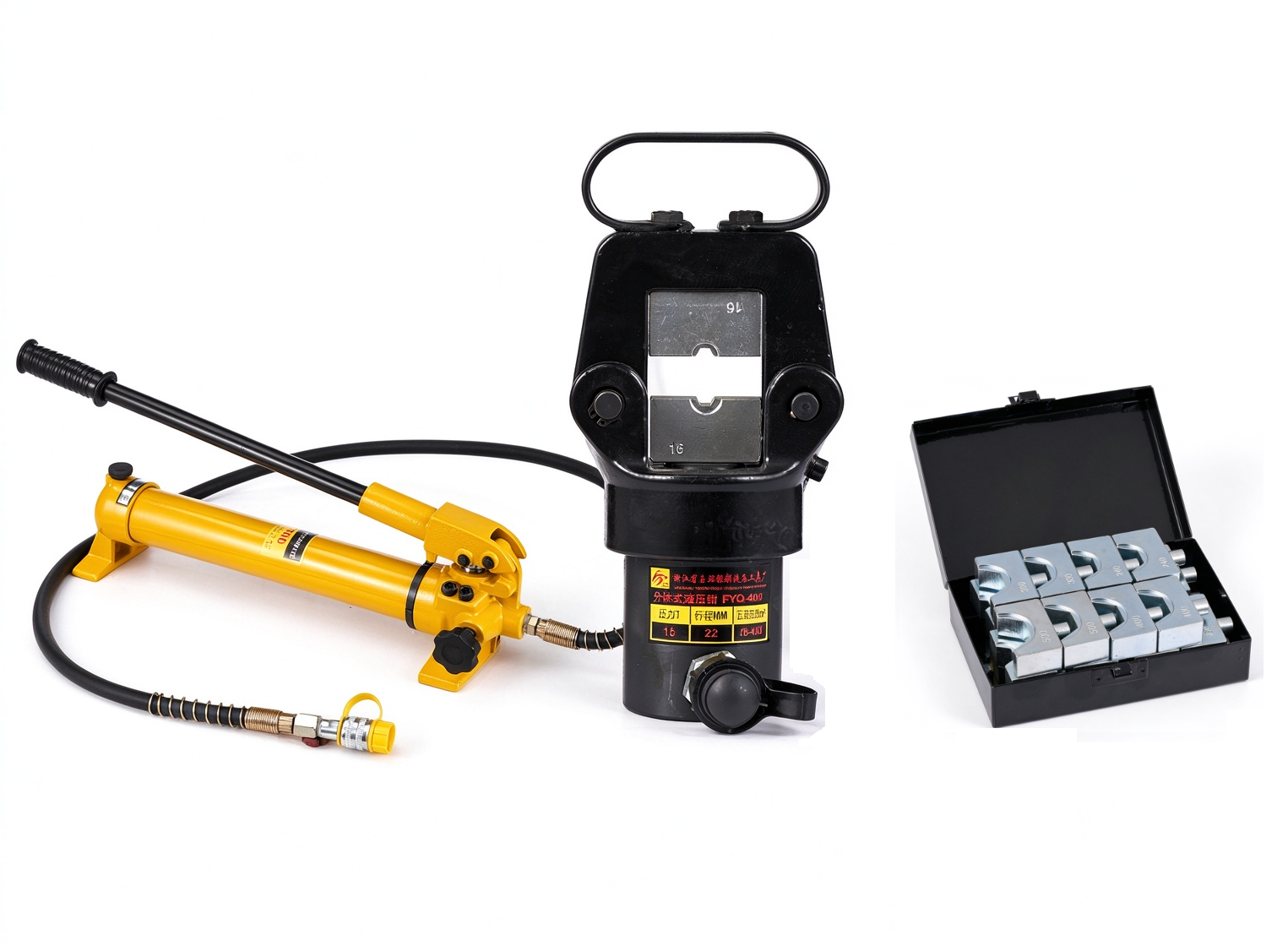 CP-700 Hand Hydraulic Pump FYQ-400 Split Hydraulic Crimping Tool Set, 16-400mm&sup2; Cable Crimper for Wire Terminal