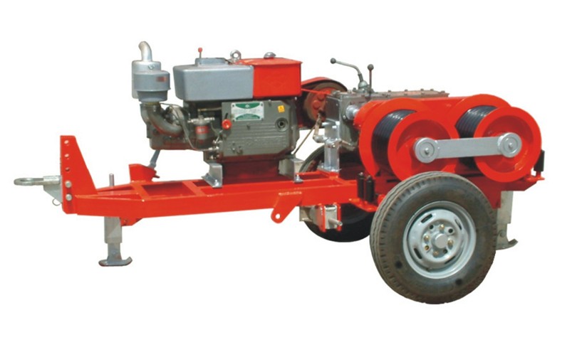 Five dons Dual-bullwheel powered winch