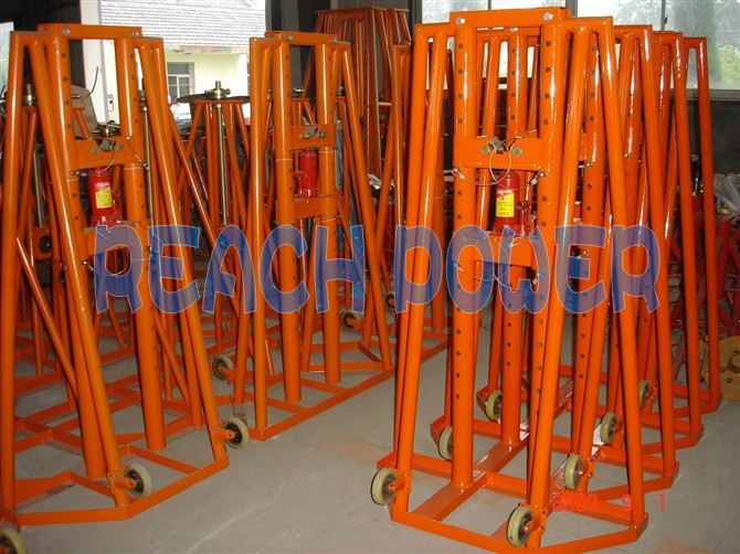 Hydraulic reel elevators