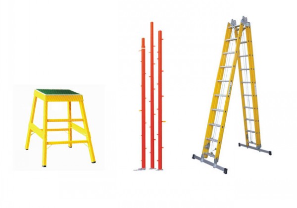 Aluminum alloy insulating ladder