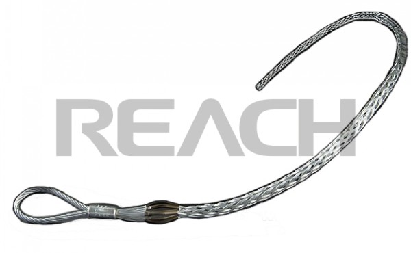Reinforced single-head cable pulling grip