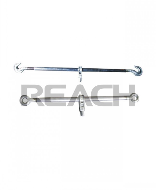 Steel dual-hook turnbuckle