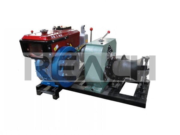 Yamaha engine powered winch