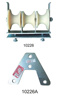 Triple bundle stringing block and pull board