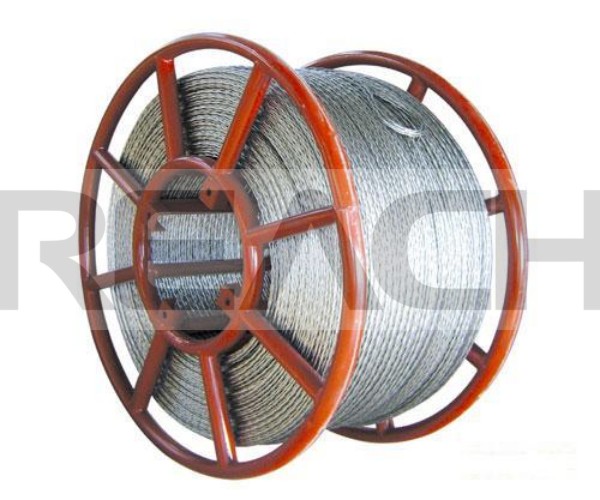 Anti &ndash;twisting braided steel rope