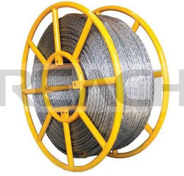 Anti &ndash;twisting braided steel rope