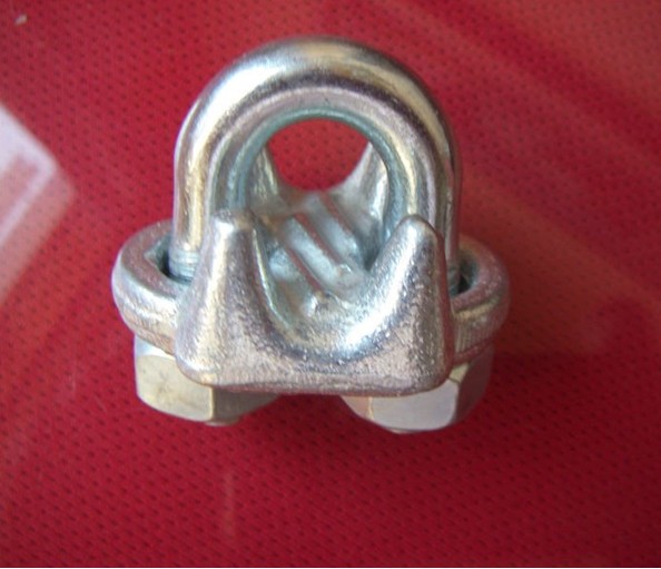 DIN741 malleable wire rope clips galvanized