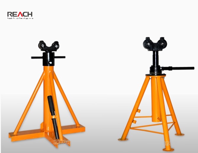 3 tons, 5 tons Cable drum reel pay-off rack device fiber optic cable pay-off bracket for Cable Layin
