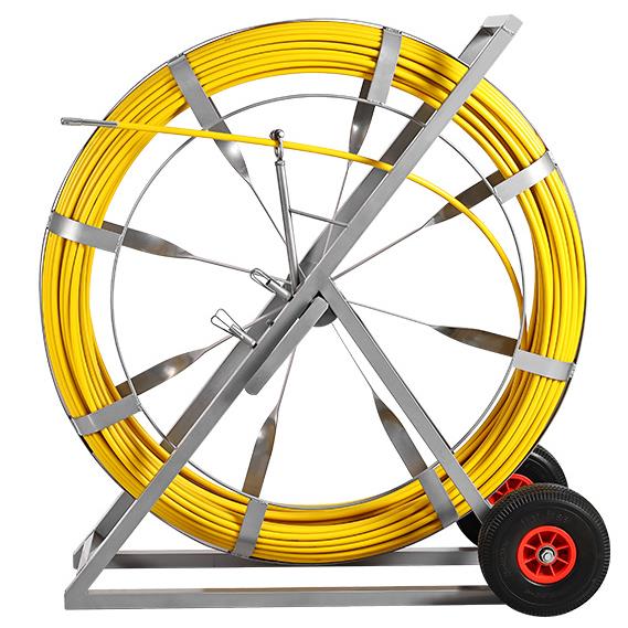 Fiberglass duct rodder